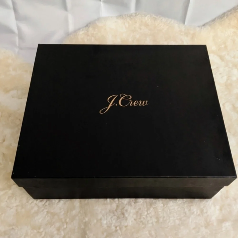 J.Crew Black Pointy-toe Suede Boots Size 6 NEW